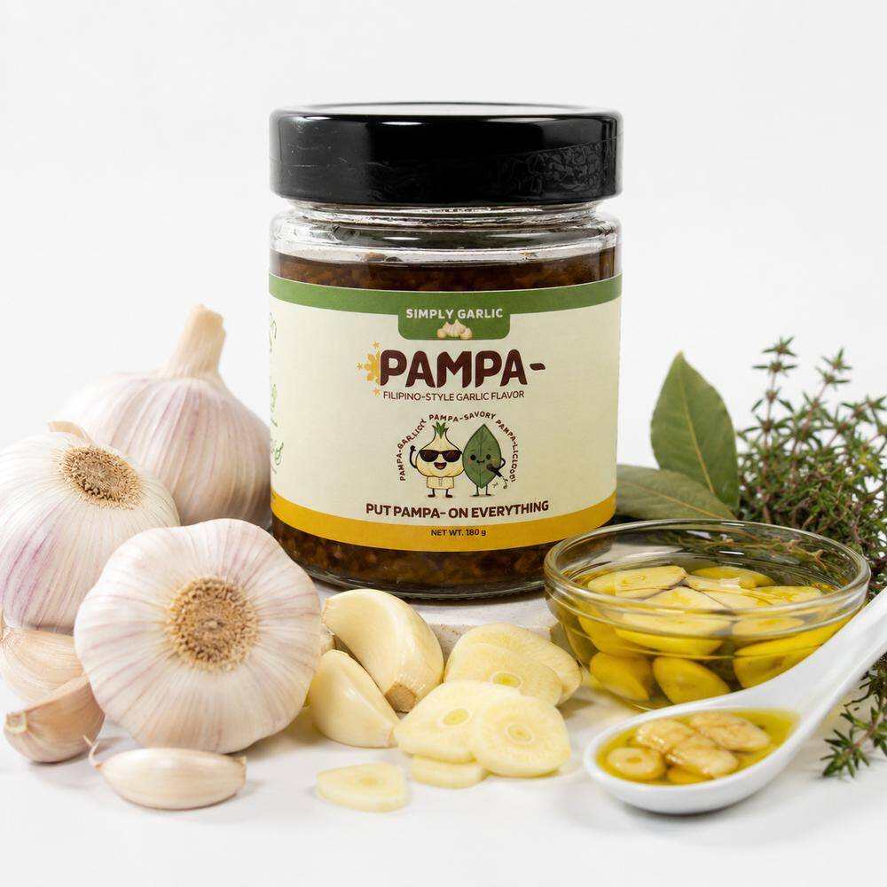 PAMPA- Filipino-Style Garlic Oil - Simply Garlic (200g)