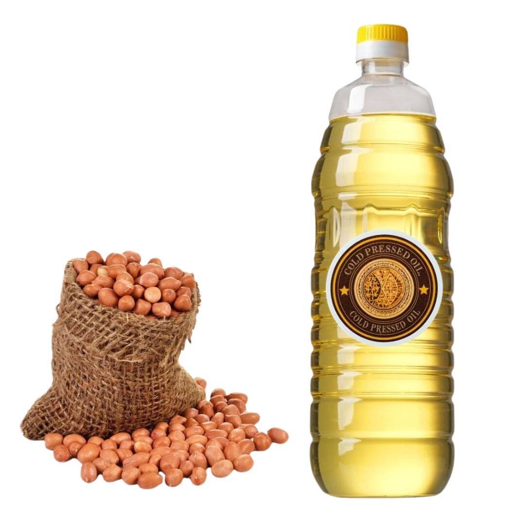 Organic Groundnut Oil - Cold Pressed 1L