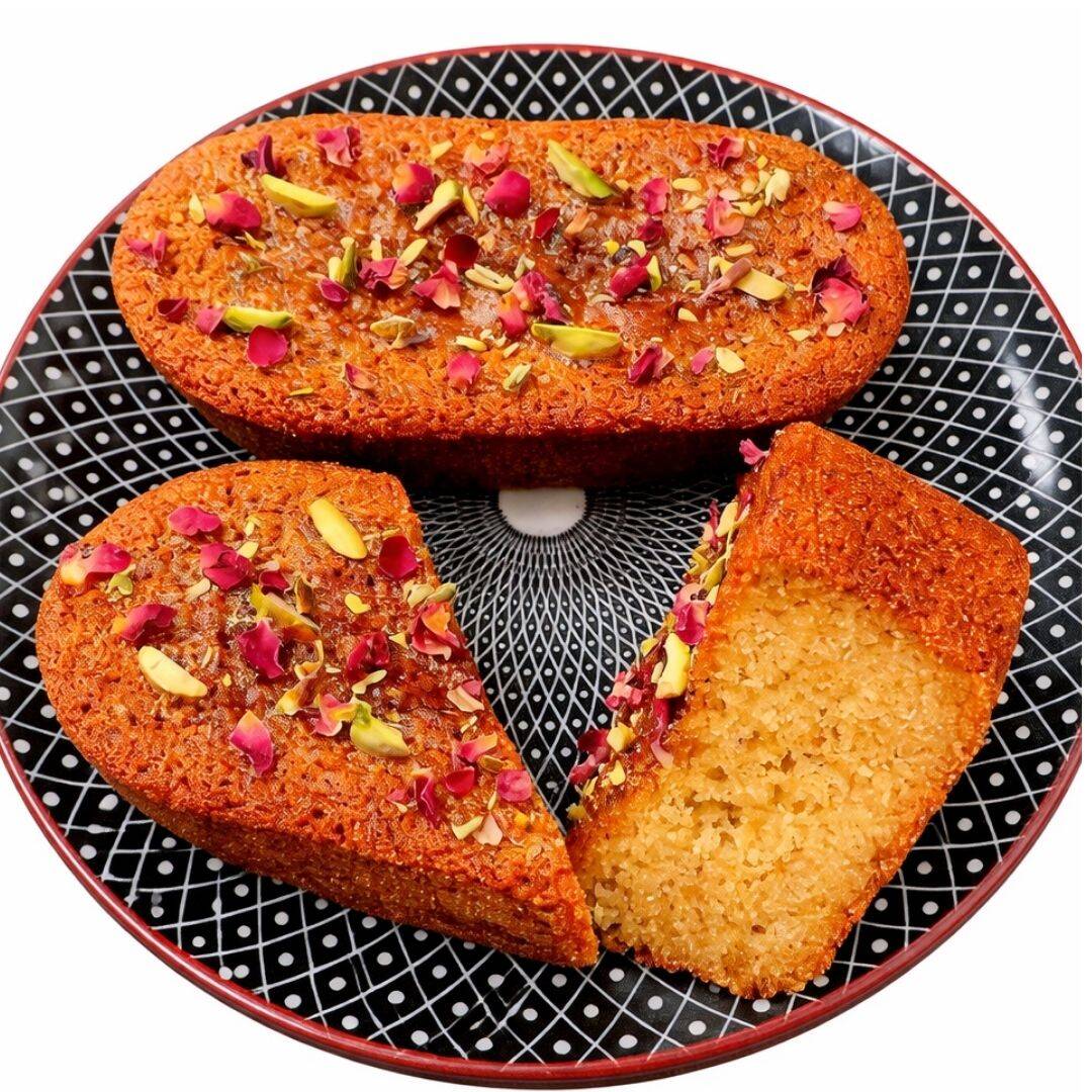 Pistachio Rose Loaf Cake
