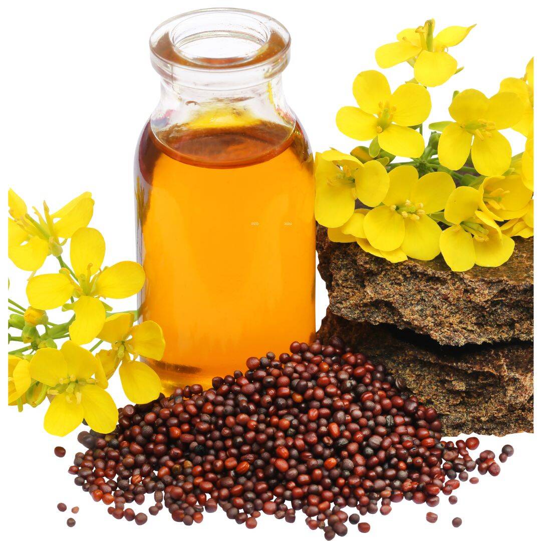 Organic Mustard Oil - Cold Pressed 1L / Kachi Ghani